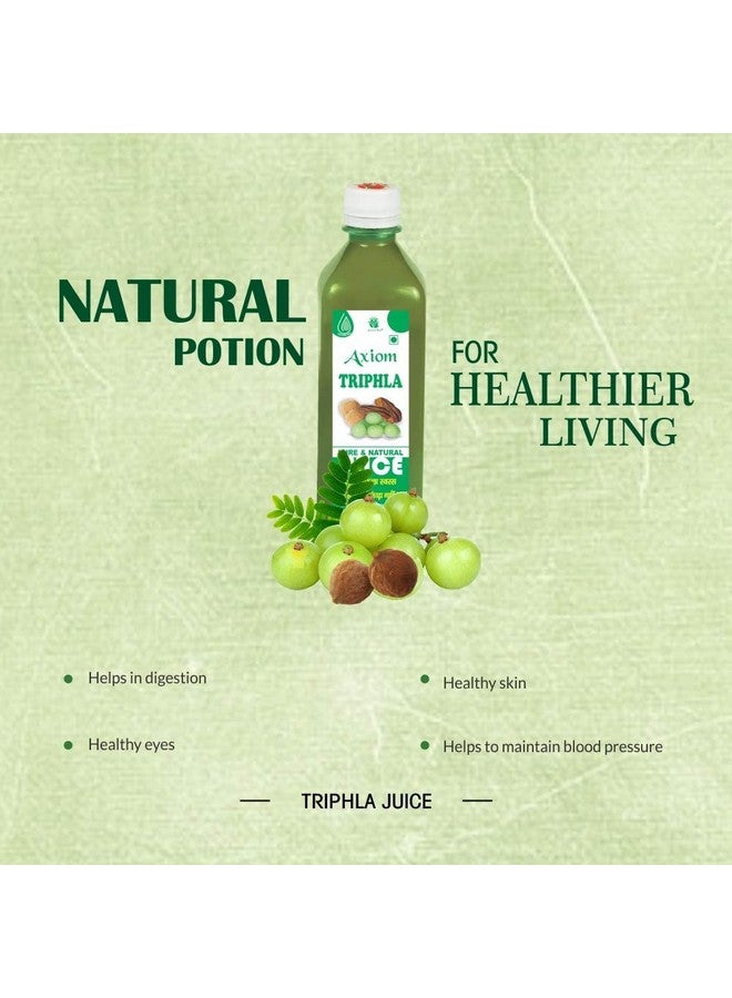 Axiom Triphla Swaras 1000 ml -Pack of 2 | No Added Sugar | WHO-GLP,GMP Certified Product (Triphla Swaras) - Image 3