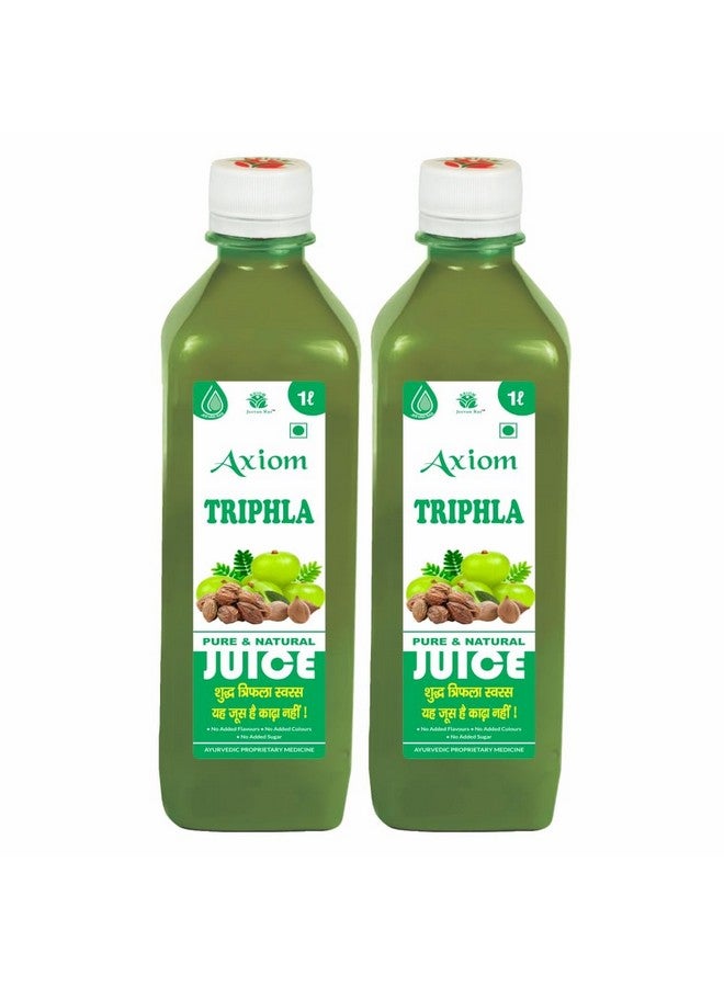 Axiom Triphla Swaras 1000 ml -Pack of 2 | No Added Sugar | WHO-GLP,GMP Certified Product (Triphla Swaras) - Image 1