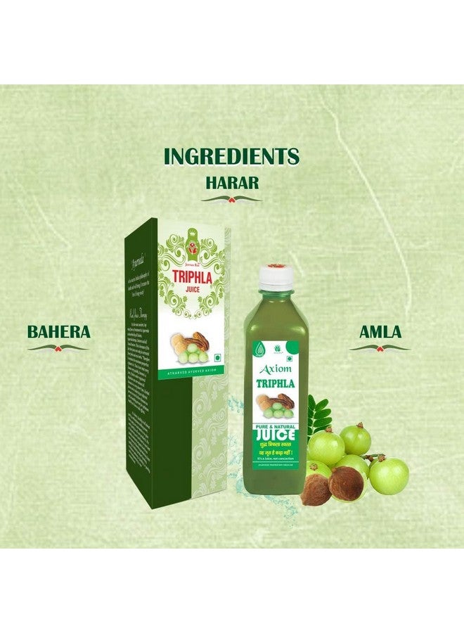 Axiom Triphla Swaras 1000 ml -Pack of 2 | No Added Sugar | WHO-GLP,GMP Certified Product (Triphla Swaras) - Image 4