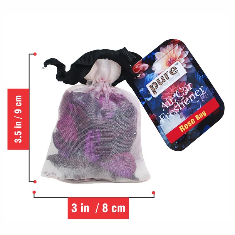 Pure Source India Air Fresheners Pouch Bag for Office/Room/Car/Toilet and Wardrobe||Room Fresheners|| (Pouch & Potpourri With Rose Fragrance) 20 GM - Image 3