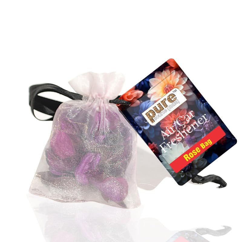 Pure Source India Air Fresheners Pouch Bag for Office/Room/Car/Toilet and Wardrobe||Room Fresheners|| (Pouch & Potpourri With Rose Fragrance) 20 GM - Image 1