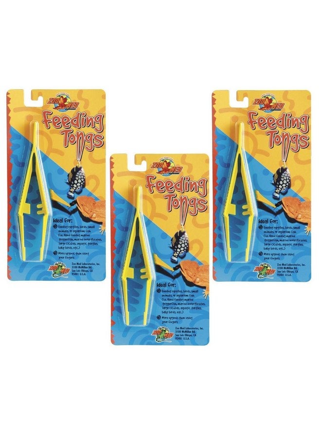 زوو ميد ملقط التغذية من Zoo Med (عبوة من 3 قطع)