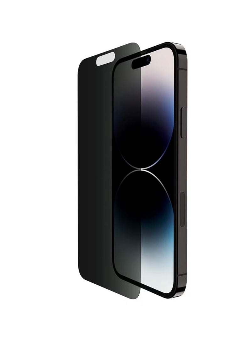 Original Tempered Dustproof Privacy Glass Screen Protector Compatible For iPhone 14 Pro  - Image 1