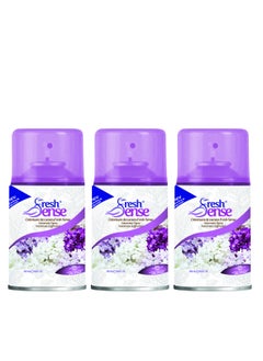 LILAC Refill - PACK of 3 x 260ml - Automatic Spray Auto Spray Air Freshener for Home Bathroom Toilet Office Neutralizes Bad Odors FRESH SENSE