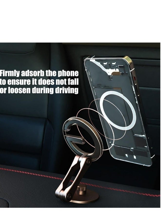 Magnetic Phone Holder, Super Strong Magnet Adhesive Phone Navigation Holder for Car, 360° Rotation Magnetic Cell Phone Holder, Suitable for All Phone - Image 5