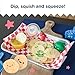 Mindware Foodie Fidget Fan Foods Nacho Tray Sensory Toy Set with Flexible Chips Nacho Cheese Slime Tactile Toppings Calming Fidget Play for Kids Ages 5 - Image 4