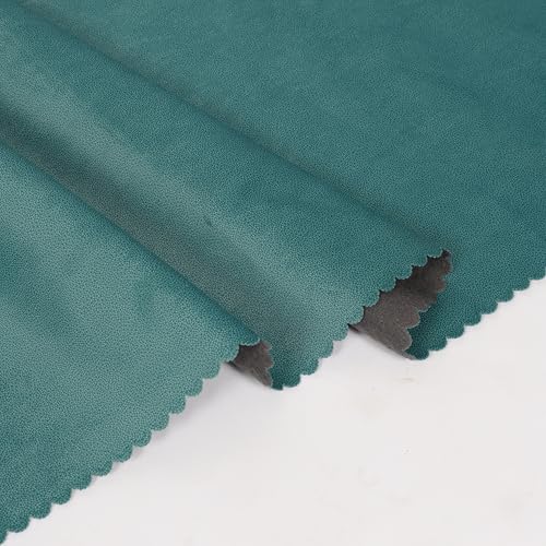 KINGLY Premium Velvet Sofa Cover for L Shape (3+2, 5 Seater) | Full Coverage, Anti-Skid | 175 cm x 1 pc, 116 cm 1 pc| VelSoft Teal Stone | Washable Sofa Protector Mat for Home Use - Image 5