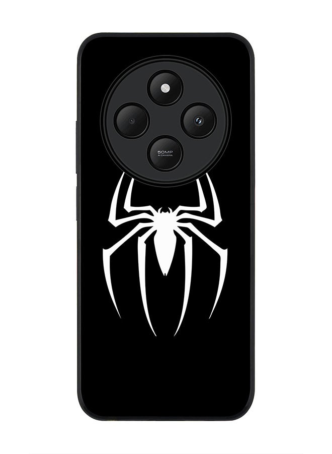 Stylizedd For Xiaomi Poco C75 / Xiaomi Redmi A4 Case,Slim fit Camera Protection, Shockproof Thin Phone cover - Spidermark (Black) - Image 1