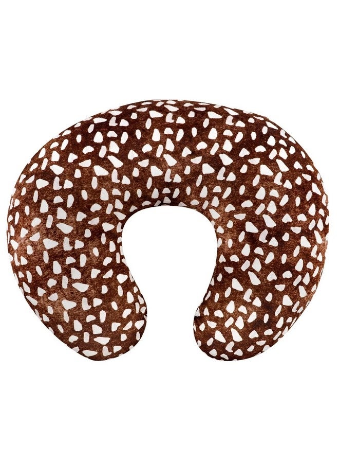 GFU Nursing Pillow Cover For Baby Boys And Girls Minky Breastfeeding Pillow Case For Newborn Soft Deer Skin Print Breastfeeding Pillow Slipcover Stretchy Feeding Cover - Image 1