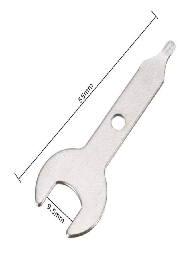 MauSong 2pcs Stainless Steel Collet Wrench Key 3/8 Inch Wrench Rotary Tool Nut Spanner for Engraving Equipment - Image 2