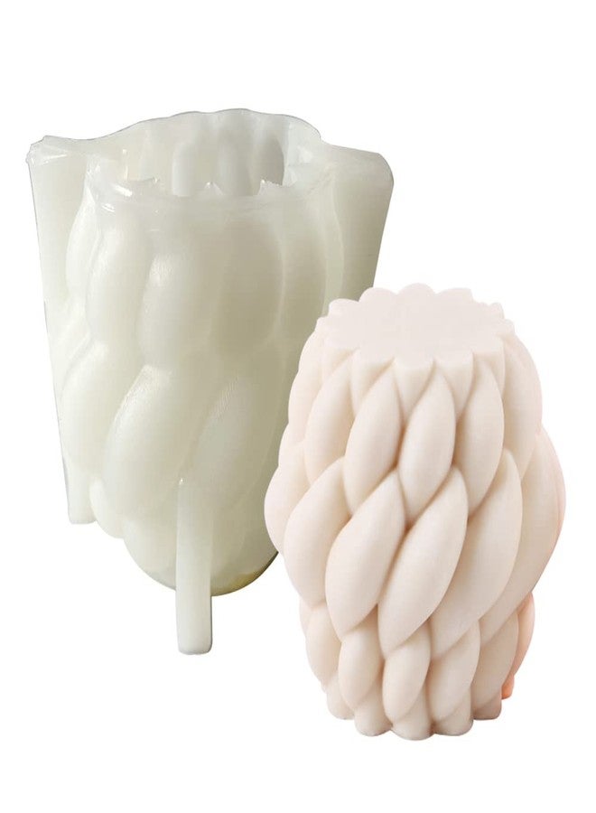 metulip 3D Silicone Candle Molds Abstract Art Geometric Candle Mold for Candle Making Soaps Making, Wax, Resin Casting DIY Mould - Image 1