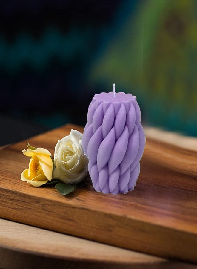 metulip 3D Silicone Candle Molds Abstract Art Geometric Candle Mold for Candle Making Soaps Making, Wax, Resin Casting DIY Mould - Image 4