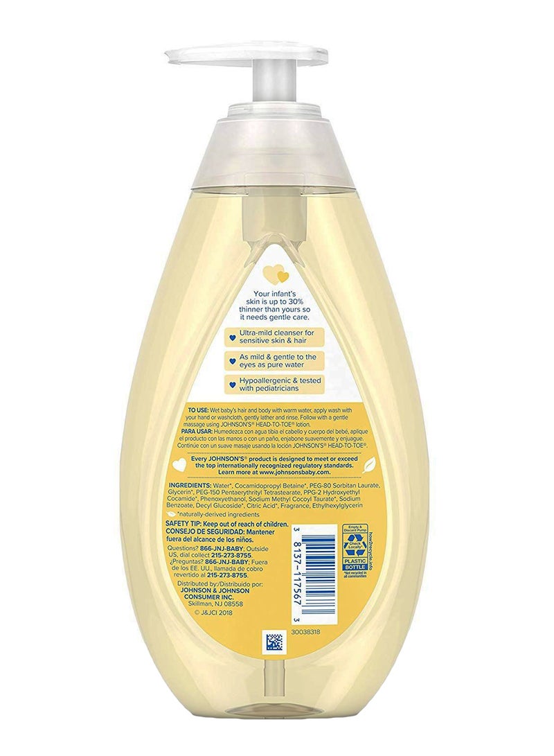 Johnson's Head To Toe Tearless Gentle Baby Wash and Shampoo - Image 2
