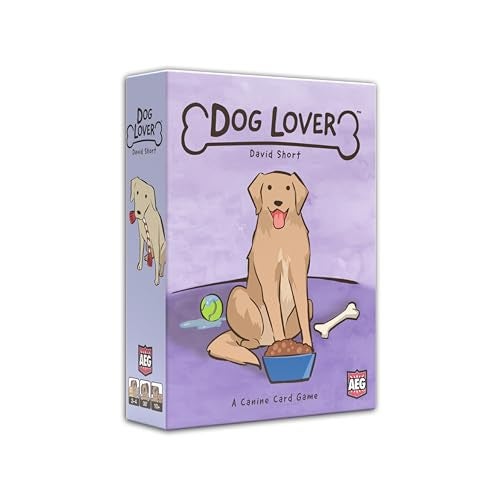 AEG Dog Lover  Family Card Drafting Set Collection Game  Rescue Beloved Dogs  Train New Tricks  24 Players  Ages 10  30 Minute Playtime - Image 1