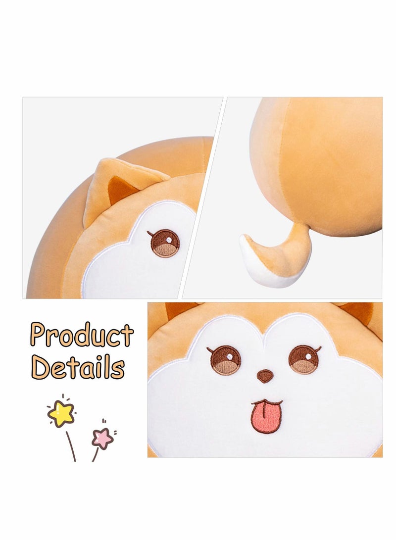 SYOSI Pillow Cute Shiba Plush Pillow, Fat Shiba Plush Pillow, Plush Animal Toy Adorable Hugging Sleeping Pillow for Toddler Kids Friends 11.8 Inches - Image 5