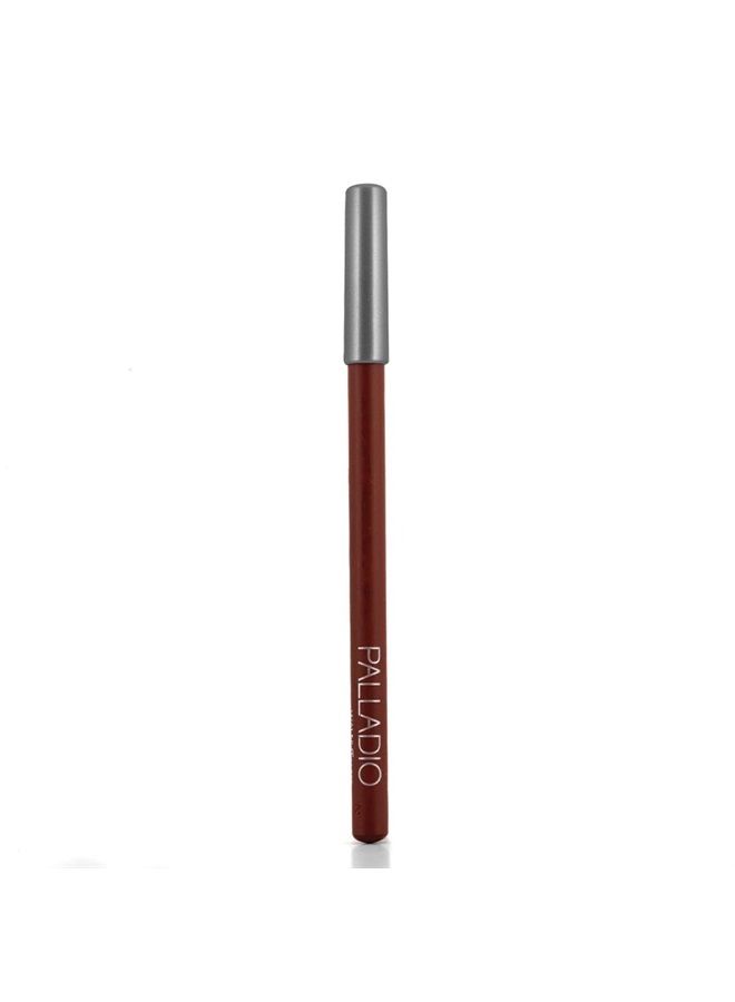 PALLADIO Lip Liner Pencil, Wooden, Firm yet Smooth, Contour and Line with Ease, Perfectly Outlined Lips, Comfortable, Hydrating, Moisturizing, Rich Pigmented Color, Long Lasting, Walnut - Image 4