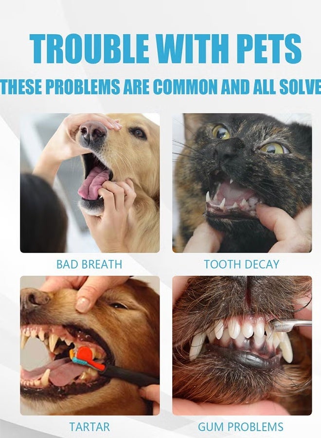 YEGBONG ADVANCED Pet Dental Care Toothpaste,Tooth Cleaning Spray for Dogs and Cats, Oral Spray for Pets, Toothpaste for PETs, for Cleaning PET Teeth and PET Breath, Against Plaque, Tartar - Image 4
