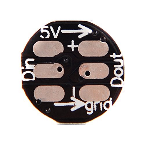 BTF-LIGHTING WS2812B 100PCS 5050SMD Individually Addressable Smart RGB LED Pixel for Arduino Single 1-led RGB LED Module Pixels Color Light Black PCB Only DC5V Christmas(No Adapter or Controller) - Image 4