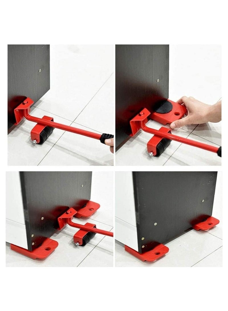 BEYTOR 5-Piece Furniture Furniture Mover Rollers Lifter Tool Set Suitable for Sofas Couches and Refrigerators - Image 4