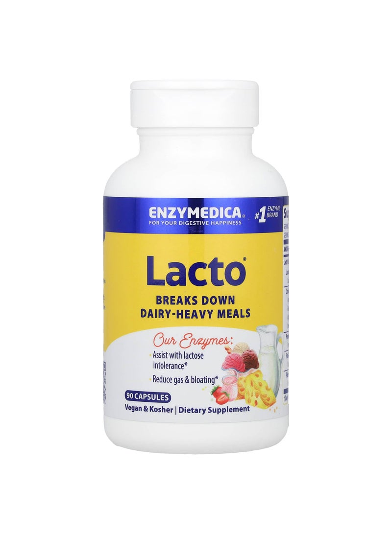 ENZYMEDICA Lacto, 90 Capsules
