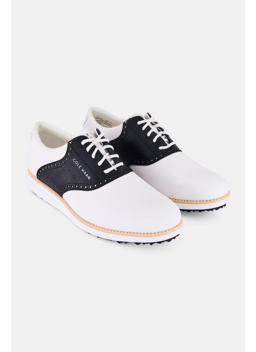 COLE HAAN Men Lace Up Casual Shoes, White  - Image 1
