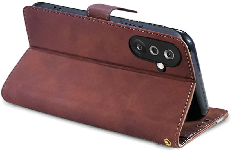 Excelsior Flip Cover for Samsung Galaxy M36, F36 | Premium PU Leather | Full Protection (Coffee) - Image 4