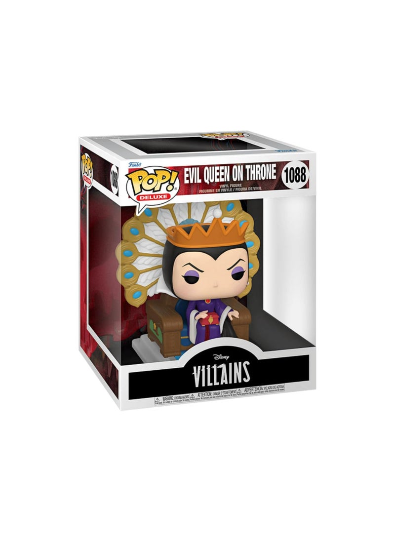 Funko Funko 50270 POP Deluxe: Disney Villains-Evil Queen on Throne Collectible Toy  - Image 1