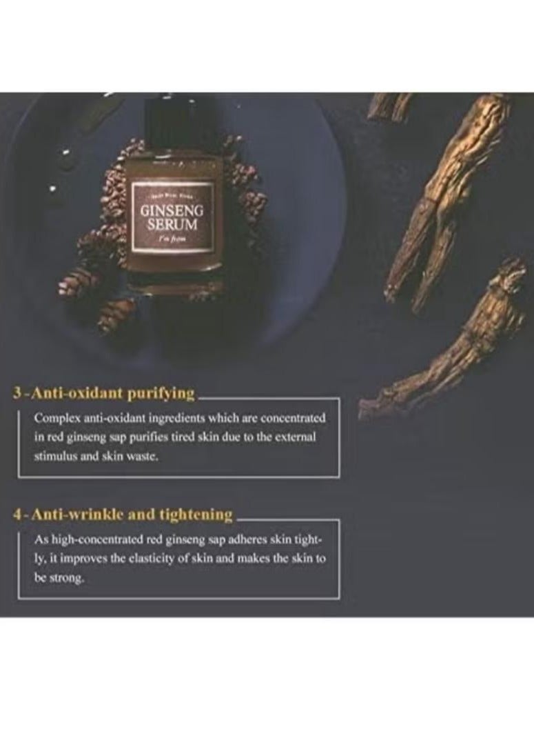 آي أم فروم خلاصة مصل الوجه المضاد للشيخوخة من الجينسنغ، 30 مل - Image 4