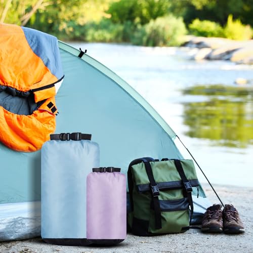GliCraft 6 Pcs Waterproof Dry Bag Sack Lightweight Outdoor Dry Bags 35 L 20 L 15 L 10 L 5 L 3 L Waterproof Boat Bag for Kayaking Backpacking Hiking Camping Rafting Macaron Color - Image 3