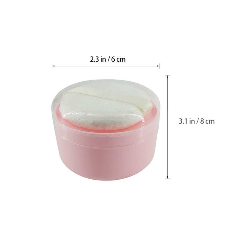4 Pcs Baby Powder Boxes Baby Powder Puff Boxes Storage Containers - Image 2