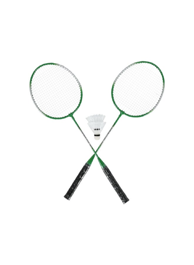 Teloon 5-Piece Smooth Grip Durable Aluminum Badminton Set Multicolor 67.57 x 21.85 x 4.8 cm TL018 - Image 1