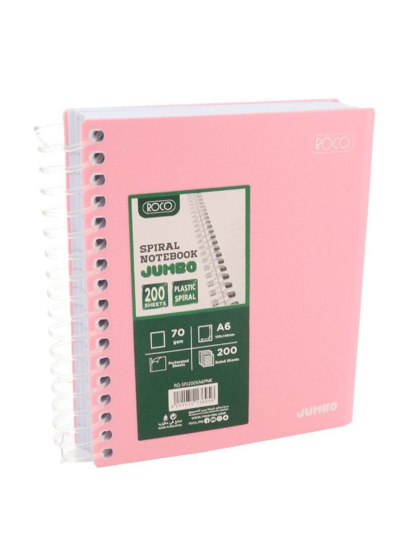 روكو دفتر ملاحظات جامبو، عربي/إنجليزي، مقاس A6200، مفتوح - Image 1