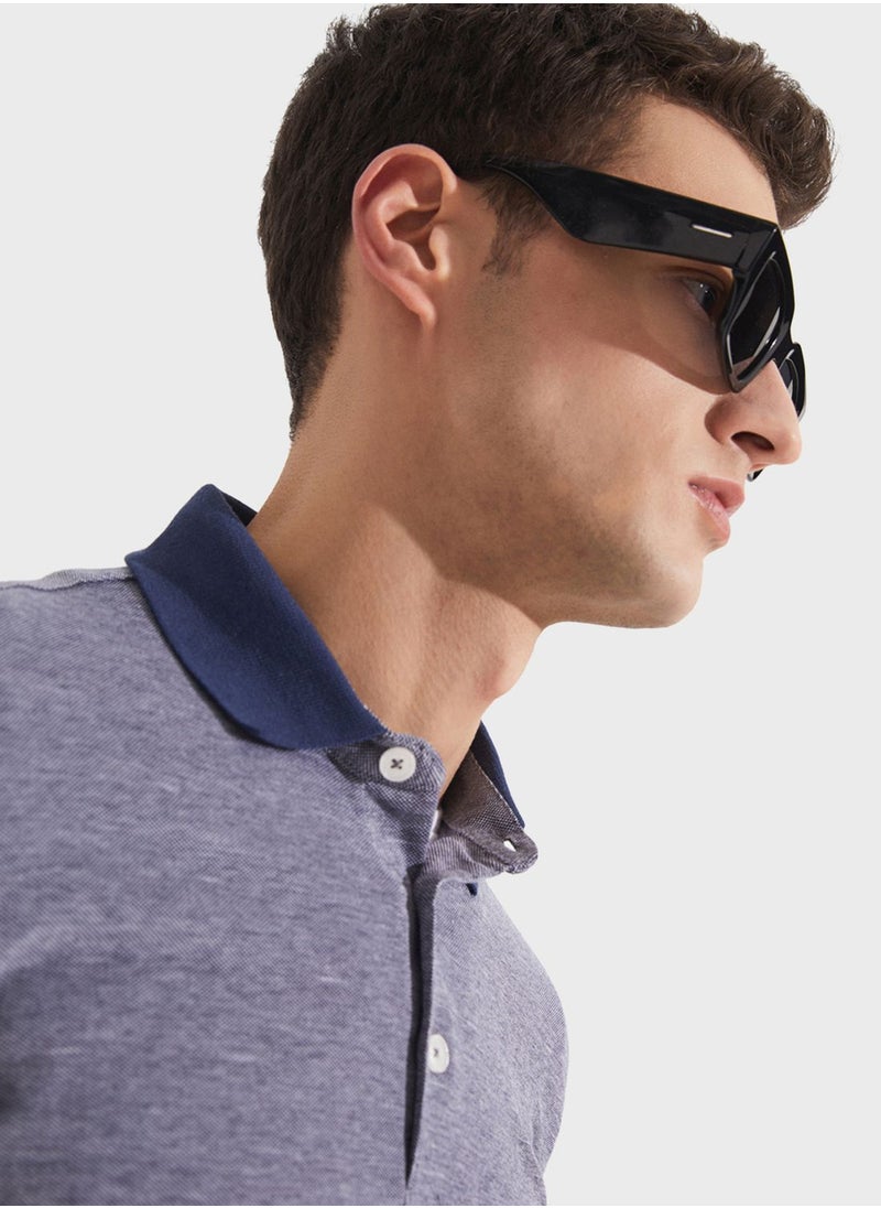 JUNE - Essential Slim Fit Polo - Image 1