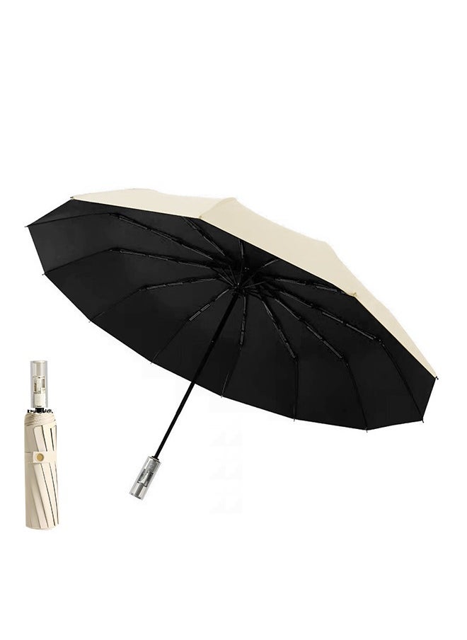 Beauenty Automatic Windproof Umbrella with 24 Bones  UV50+ for City Living  - Image 1