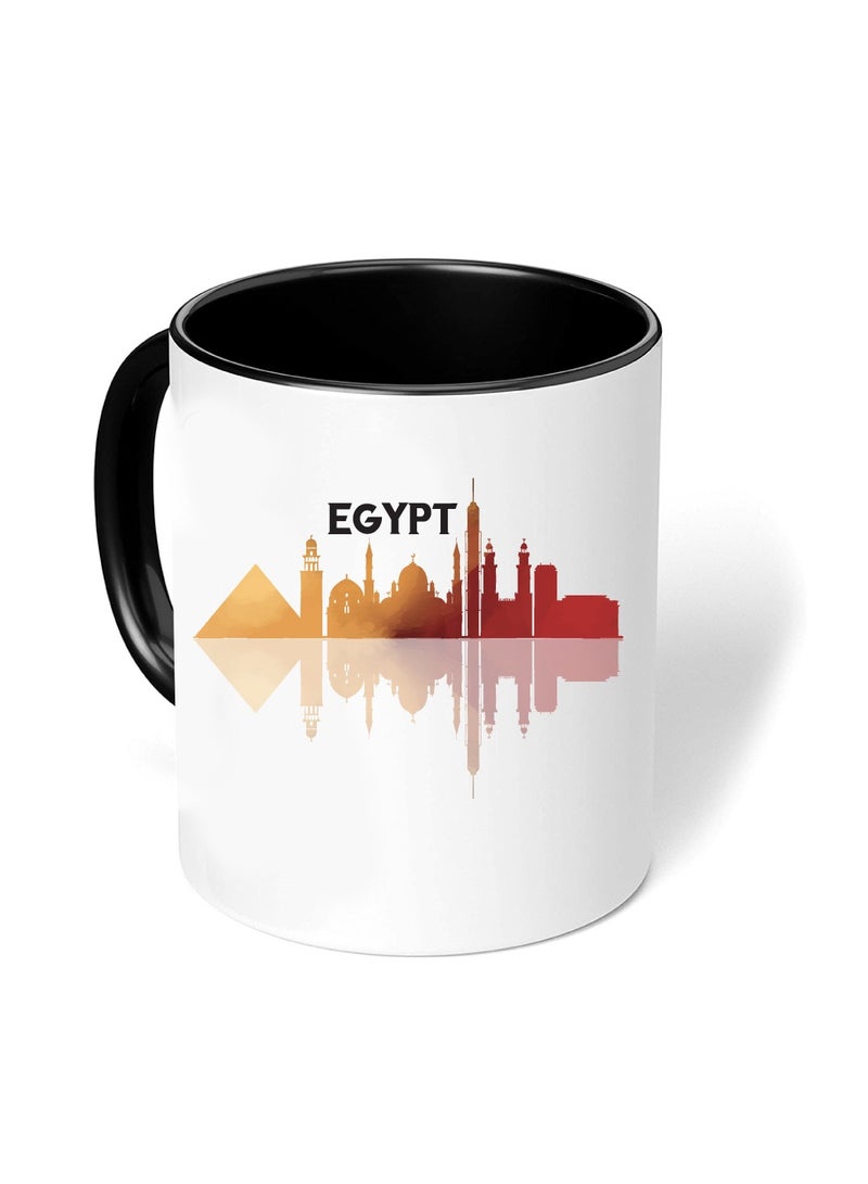 كوب قهوة أسود لليوم الوطني المصري - هدية لكل مصري - مثالي لعيد الاستقلال المصري - 11 أونصة - Image 3