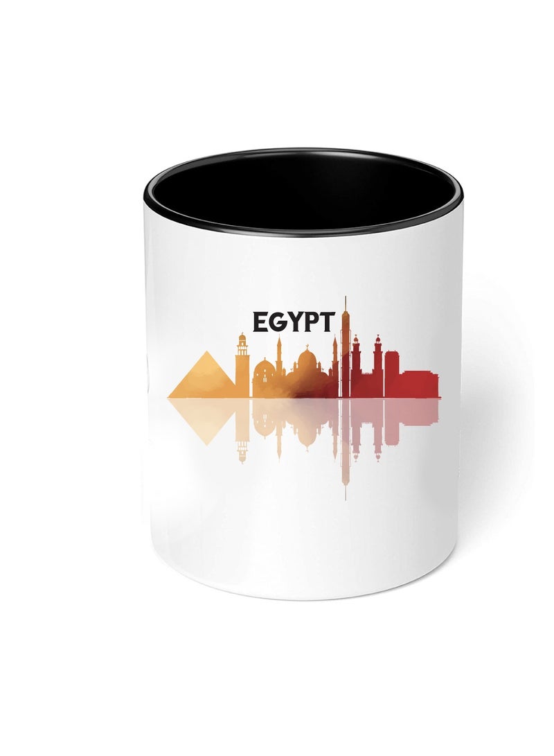 كوب قهوة أسود لليوم الوطني المصري - هدية لكل مصري - مثالي لعيد الاستقلال المصري - 11 أونصة - Image 4