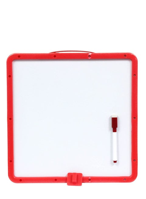 Writing and Drawing Board With Magnetic Arabic Letters 45 Cm x 32cm RED COLOR