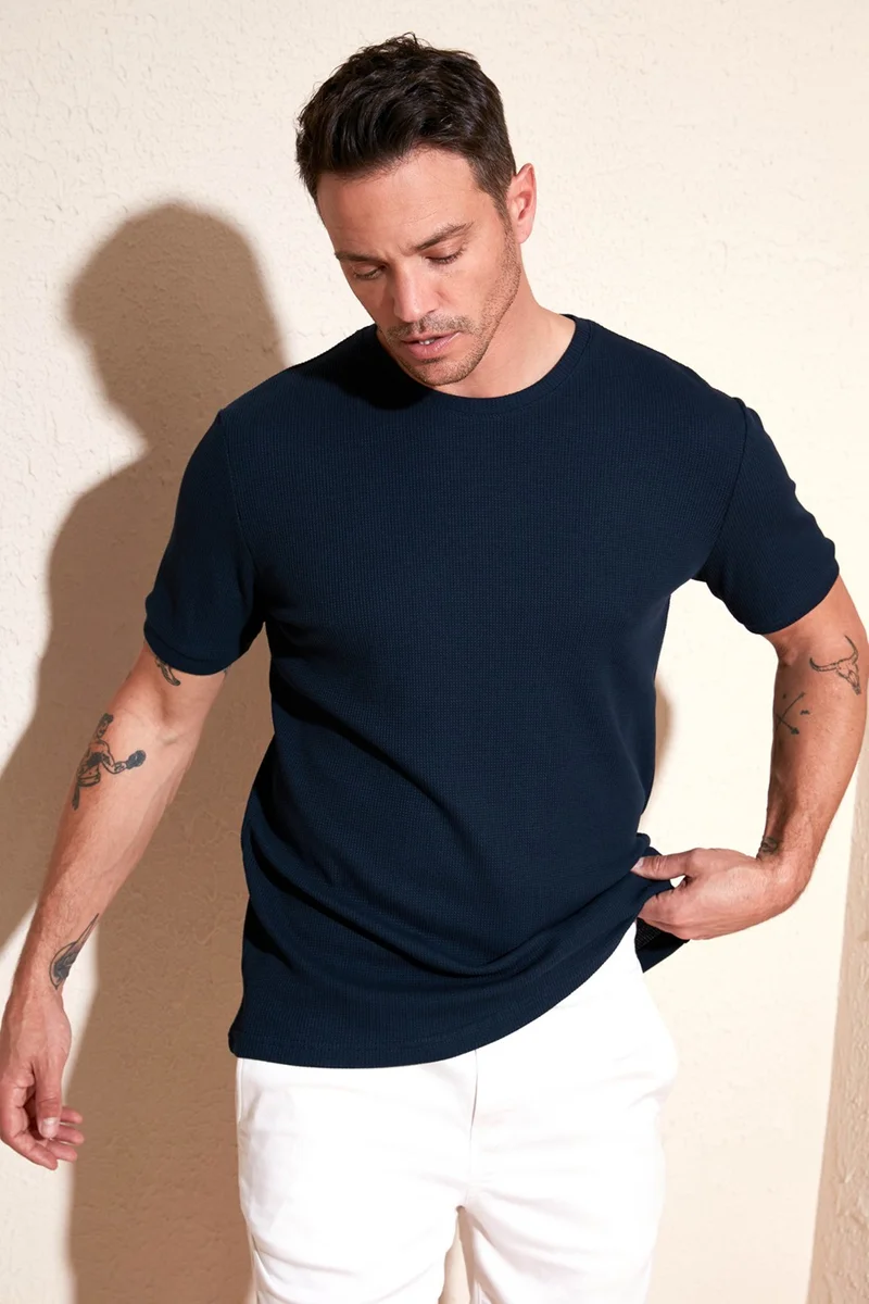 Buratti Cotton Crew Neck Regular Fit Basic T Shirt Men's T Shirt 5902759