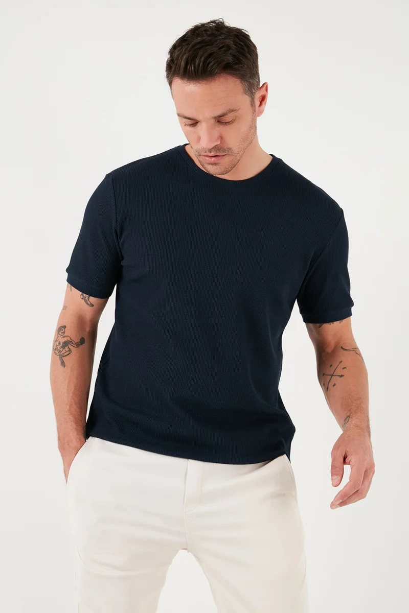 Buratti Cotton Crew Neck Regular Fit Basic T Shirt Men's T Shirt 5902759