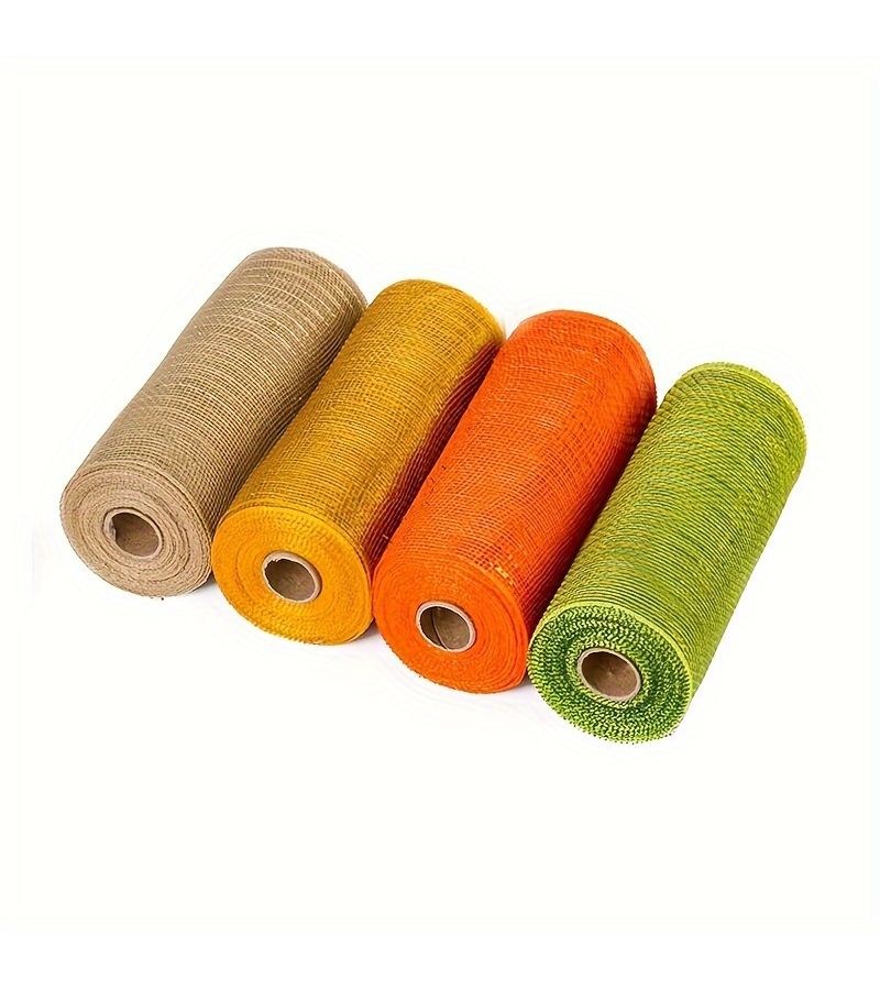 Mesh Yarn One Roll Gray 6 Inches By 30 Feet Ideal For Christmas Thanksgiving Weddings And Parties Decorations - Image 4