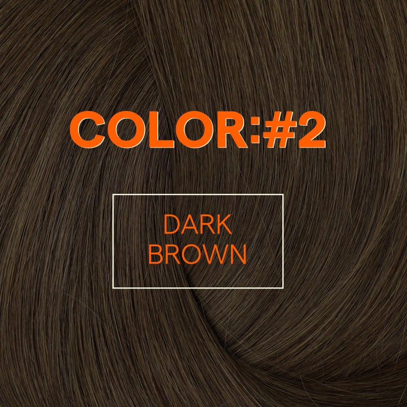 Full Shine Hair Extensions Weft Human Hair Brown Sew In Real Hair Extensions Color 2 Dark Brown Weft Extensions Real Human Hair Bundles For Women 105G 20 Inch - Image 4