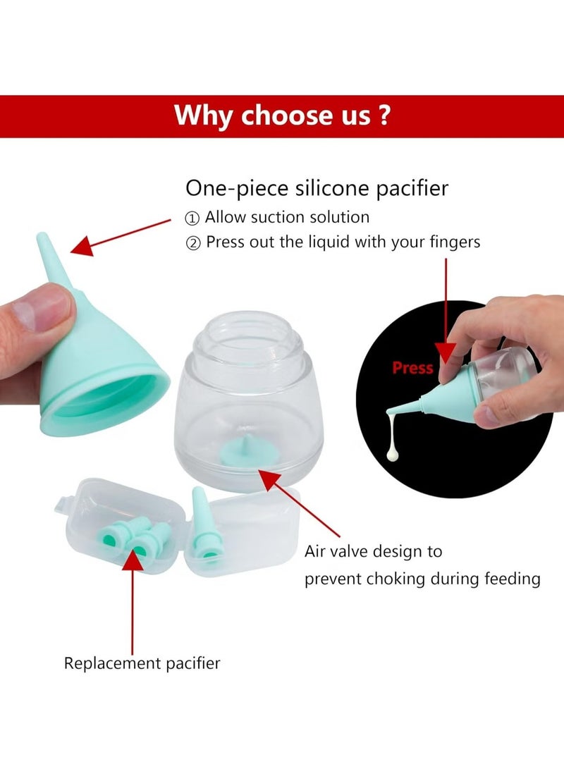 ZVEV Pet Nursing Bottle, Nursing Bottle Kits, Replacement Nipple Mini Cat Feeding Bottle for Newborn Kittens, Puppies, Rabbits, Small Animals, Squirrel - Image 4