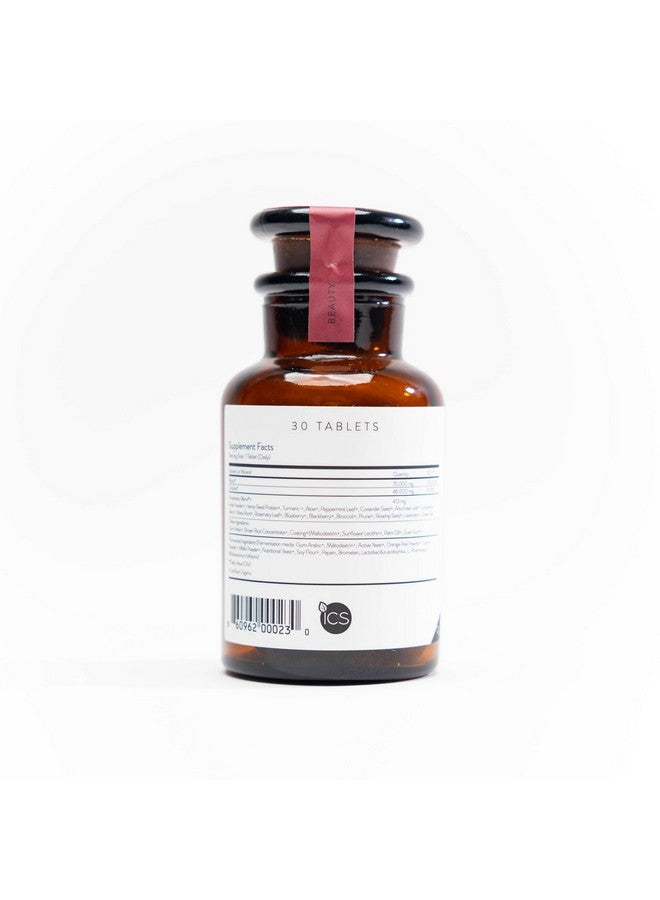 Movita Movita Beauty - Promotes Healthy Hair, Skin & Nails with Biotin & Choline -Fermented Whole Foods, Organic, Vegan, Gluten-Free, Non-GMO - 30-Day Supply (Glass Bottle) - Image 3