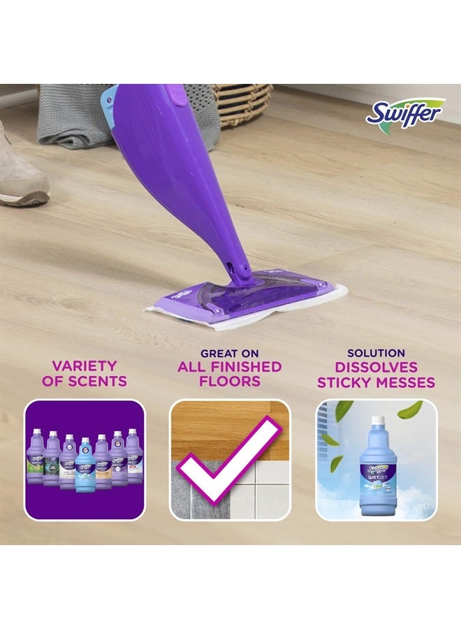 Swiffer WetJet Multi-Purpose and Hardwood Liquid Floor Cleaner Solution Refill, with Gain Scent 42.26 Fl Oz (Pack of 2) (Package May Vary) - Image 2