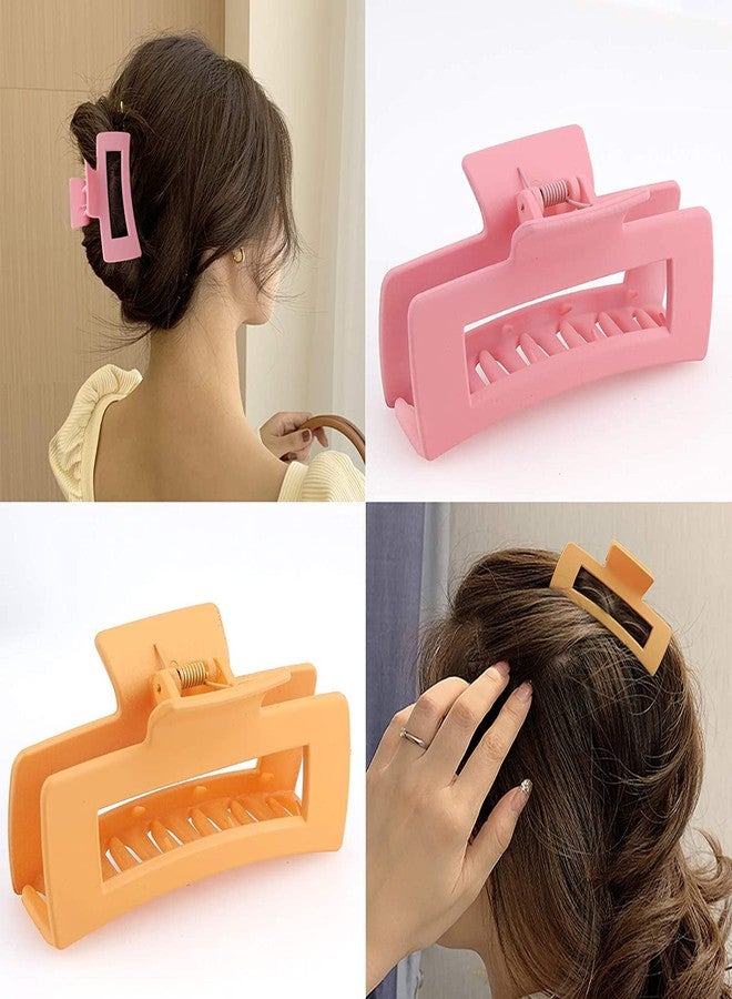 Big Box Nonslip Matte Large Hair Jaw Clips Hair Claw Clips/Hair Jaw Clips/Hair Accessories for Thin Hair/Strong Hold Hair Clip for Women and Girls (Set of 6) - Image 3