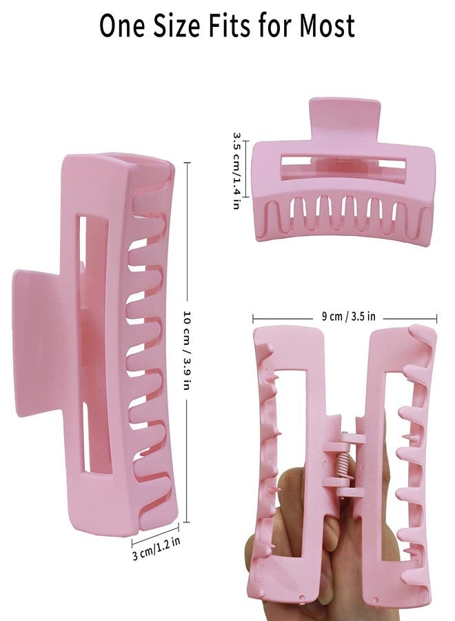 Big Box Nonslip Matte Large Hair Jaw Clips Hair Claw Clips/Hair Jaw Clips/Hair Accessories for Thin Hair/Strong Hold Hair Clip for Women and Girls (Set of 6) - Image 4