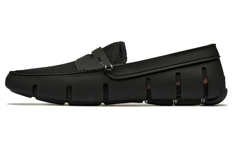 SWIMS أحذية لوفر للرجال من SWIMS، أحذية قارب وبحر للرجال، لوفر شاطئي غير رسمي، حذاء صيفي مريح (أسود، 8) - Image 1