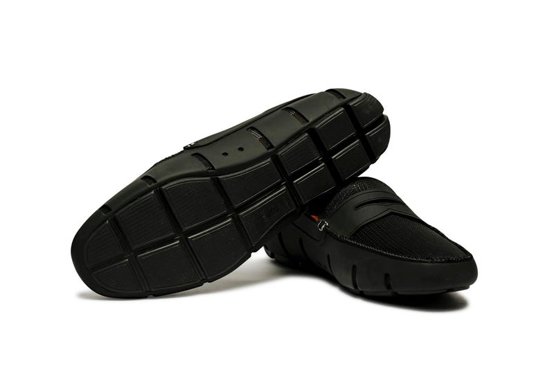 SWIMS أحذية لوفر للرجال من SWIMS، أحذية قارب وبحر للرجال، لوفر شاطئي غير رسمي، حذاء صيفي مريح (أسود، 8) - Image 4