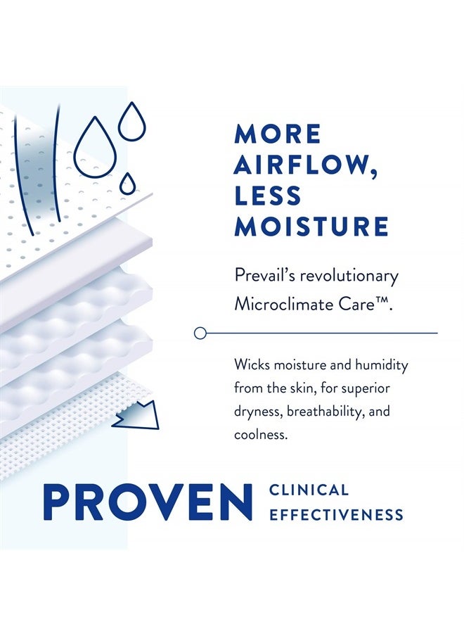 Prevail - Breezers 360 Incontinence Briefs, Ultimate Absorbency, Size 3, 15 Count (Pack of 4) - Image 1