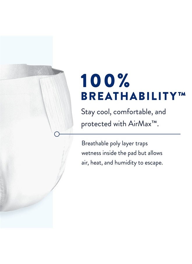 Prevail - Breezers 360 Incontinence Briefs, Ultimate Absorbency, Size 3, 15 Count (Pack of 4) - Image 1